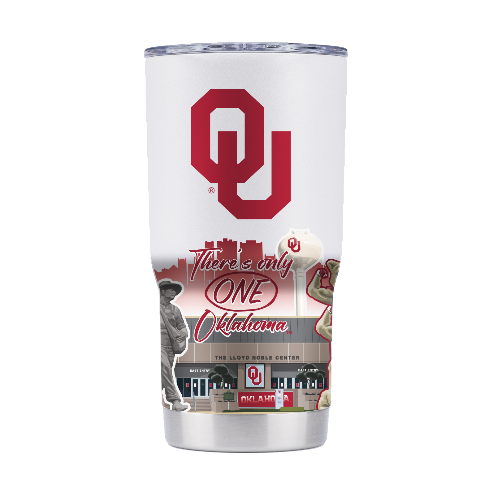 Oklahoma 20oz Campus Icons Tumbler