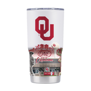 Oklahoma 20oz Campus Icons Tumbler