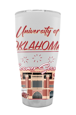 Oklahoma 30oz Campus Icons Tumbler