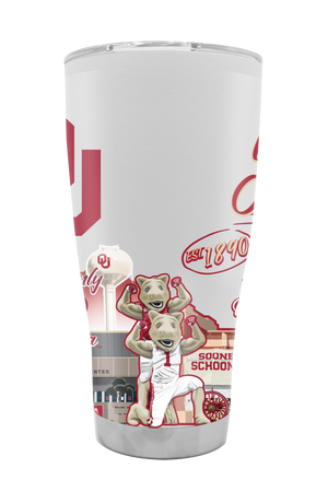 Oklahoma 30oz Campus Icons Tumbler