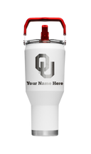 Oklahoma 40oz Personalized Laser Etched Carry Tumbler