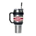 GameTime Sidekicks Oklahoma Baseball National Champs 40oz stainless steel tumbler with team logo and vibrant design.