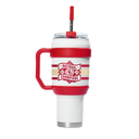 White 40oz Oklahoma Baseball National Champs tumbler by GameTime Sidekicks with team logo and bold text design.