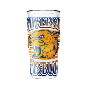 Pittsburgh 16oz College Vault 2-Pack Glass Tumblers