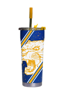 Pitt Straw Tumbler College Vault Splatter