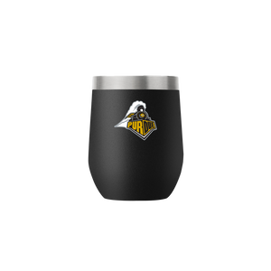 Purdue College Vault 12oz Black Stemless Tumbler