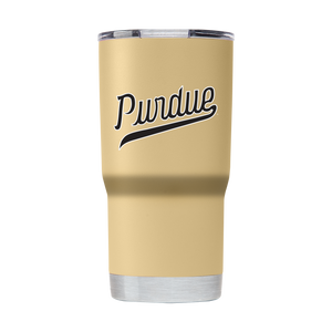 Purdue College Vault 20oz Gold Tumbler