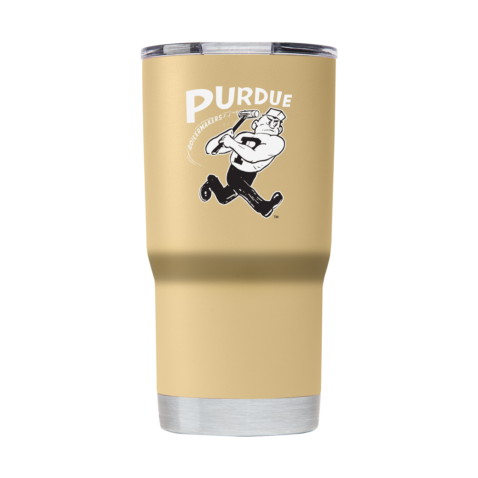 Purdue College Vault 20oz Gold Tumbler