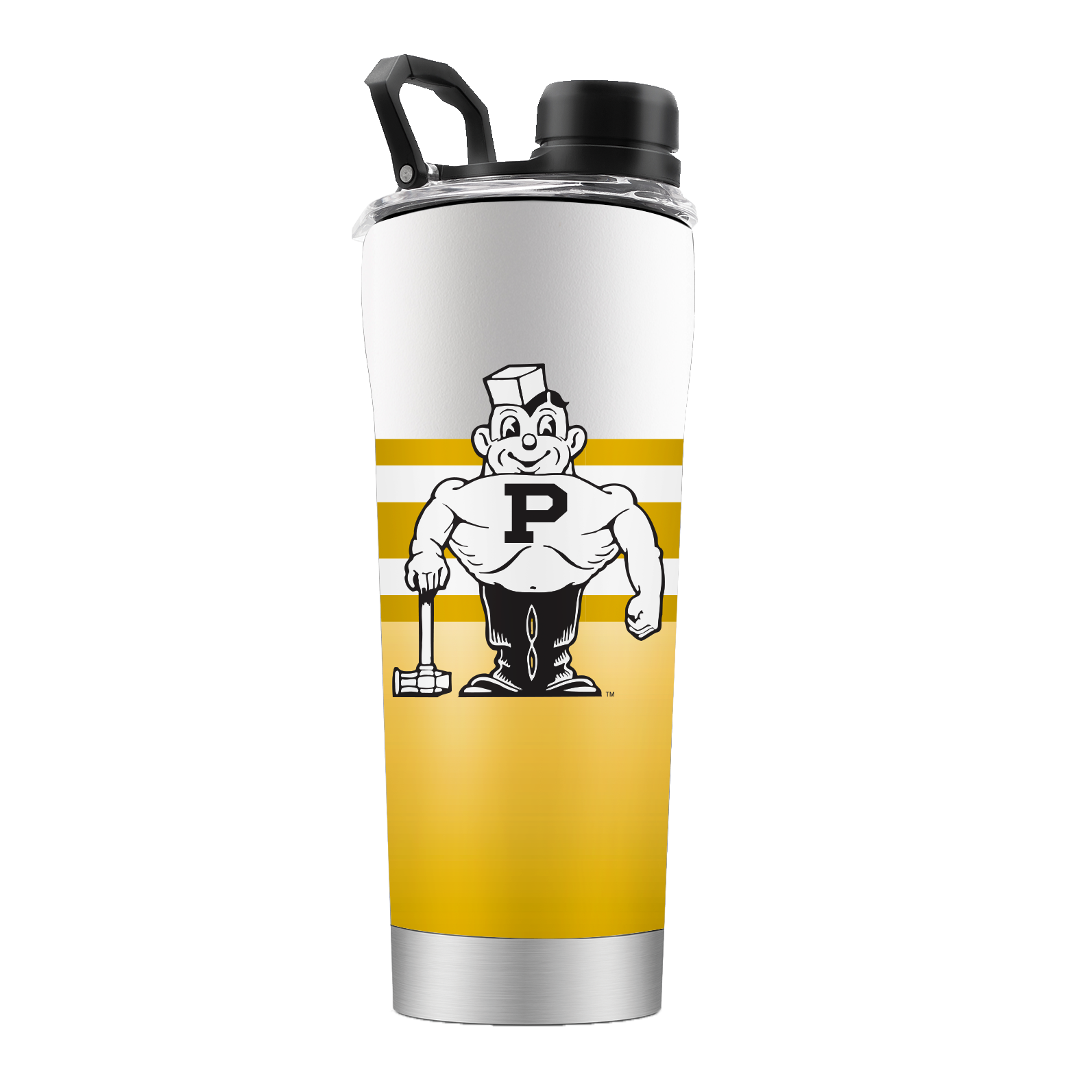 Purdue College Vault Stainless Steel Shaker