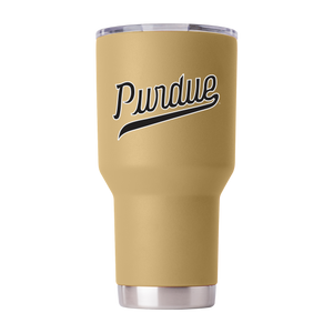 Purdue College Vault 30oz Gold Tumbler