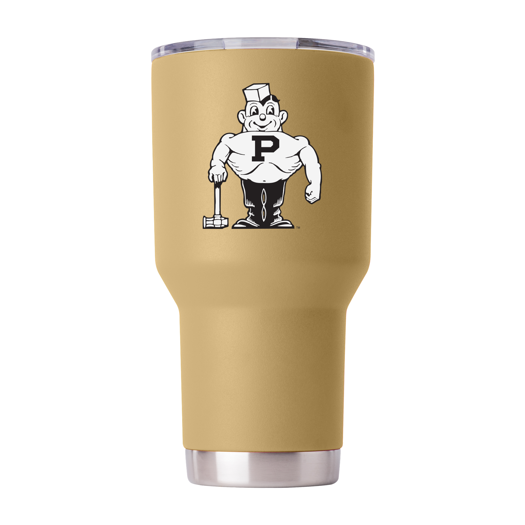 Purdue College Vault 30oz Gold Tumbler