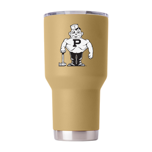 Purdue College Vault 30oz Gold Tumbler