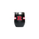 Rutgers 12oz Stemless Black Tumbler