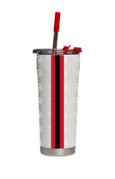 Rutgers Straw Tumbler ProGloss White