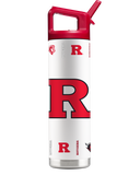 Rutgers 22oz White Bottle