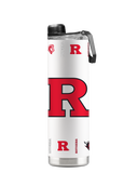 Rutgers 22oz White Bottle