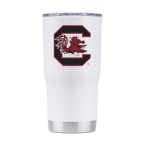 South Carolina 20oz White Tumbler