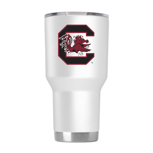 South Carolina 30oz White Tumbler