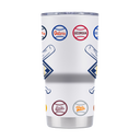 SEC Baseball 20oz White Tumbler