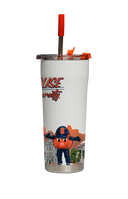 Syracuse Straw Tumbler Campus Icons