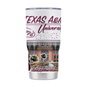 Texas A&M 20oz Campus Icons Tumbler