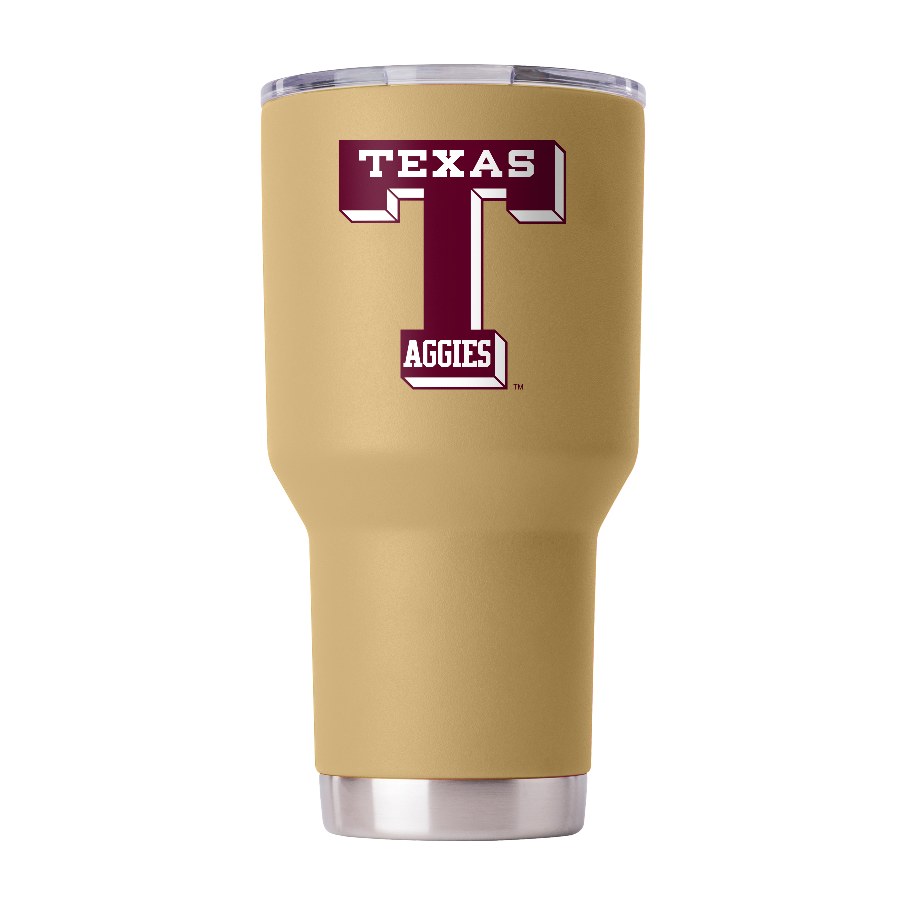 Texas A&M College Vault 30oz Gold Tumbler