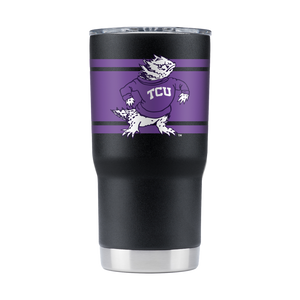 TCU College Vault 20oz Black Tumbler