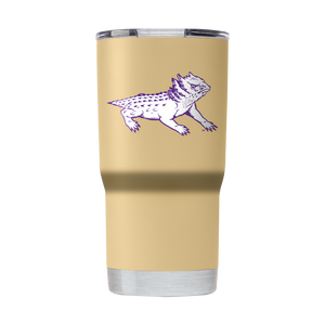 TCU College Vault 20oz Gold Tumbler