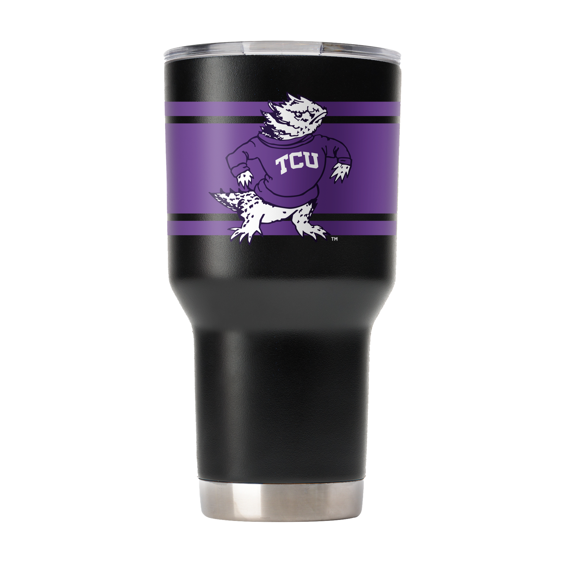 TCU College Vault 30oz Black Tumbler