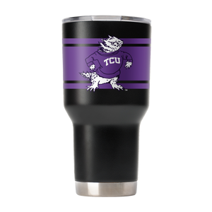 TCU College Vault 30oz Black Tumbler