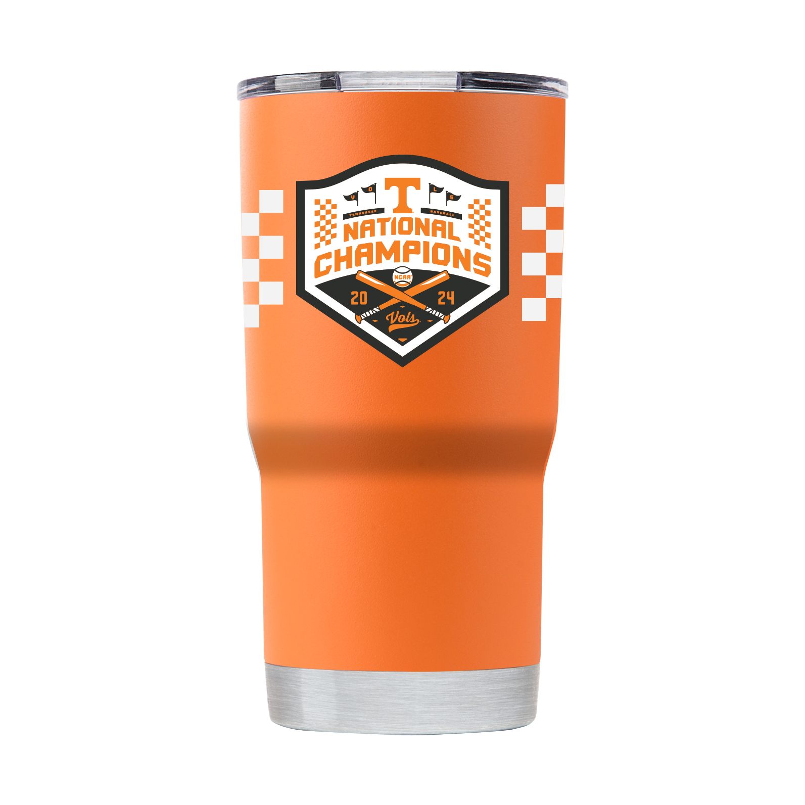 Tennessee 20oz Orange Baseball National Champions 2024 Tumbler