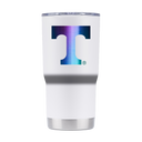 Tennessee 20oz White Prism Laser Etched Tumbler