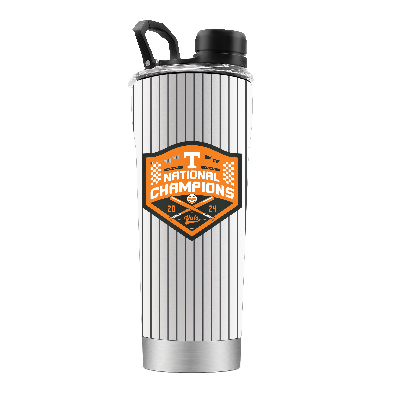 Tennessee Baseball National Champions 2024 Stainless Steel Shaker