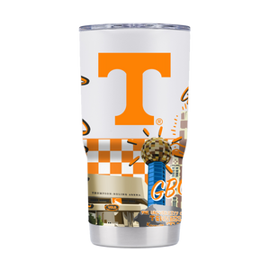 Tennessee 20oz Campus Icons Tumbler