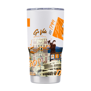 Tennessee 20oz Campus Icons Tumbler