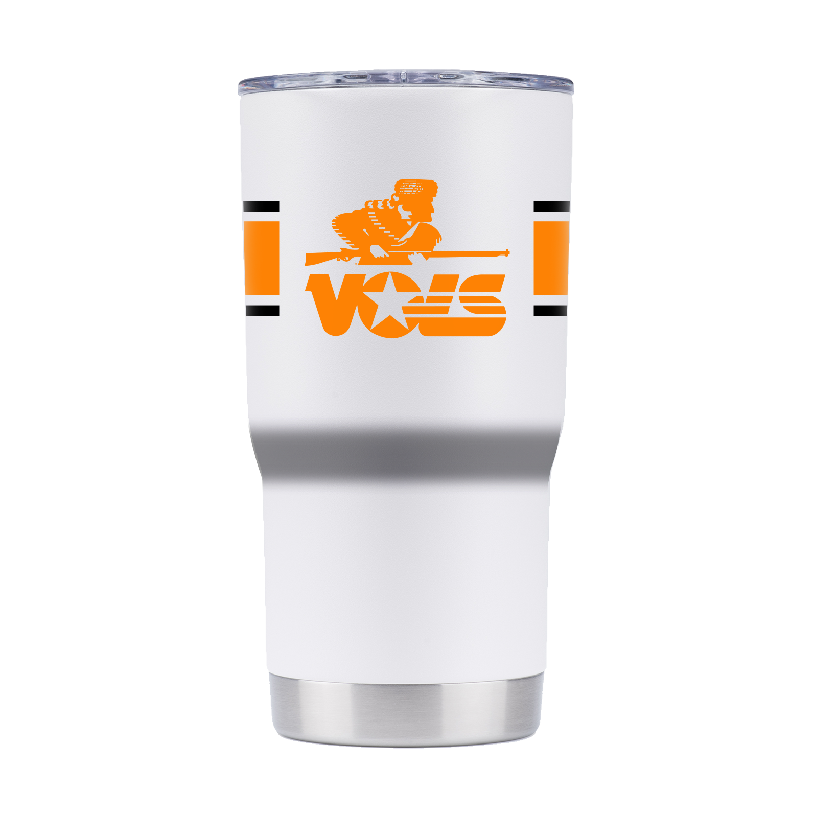 Tennessee 20oz College Vault "Rifleman" White Tumbler