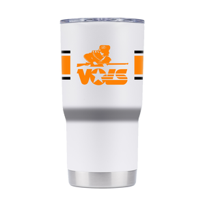 Tennessee 20oz College Vault "Rifleman" White Tumbler