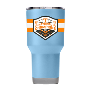 Tennessee 30oz Blue Baseball National Champions 2024 Tumbler