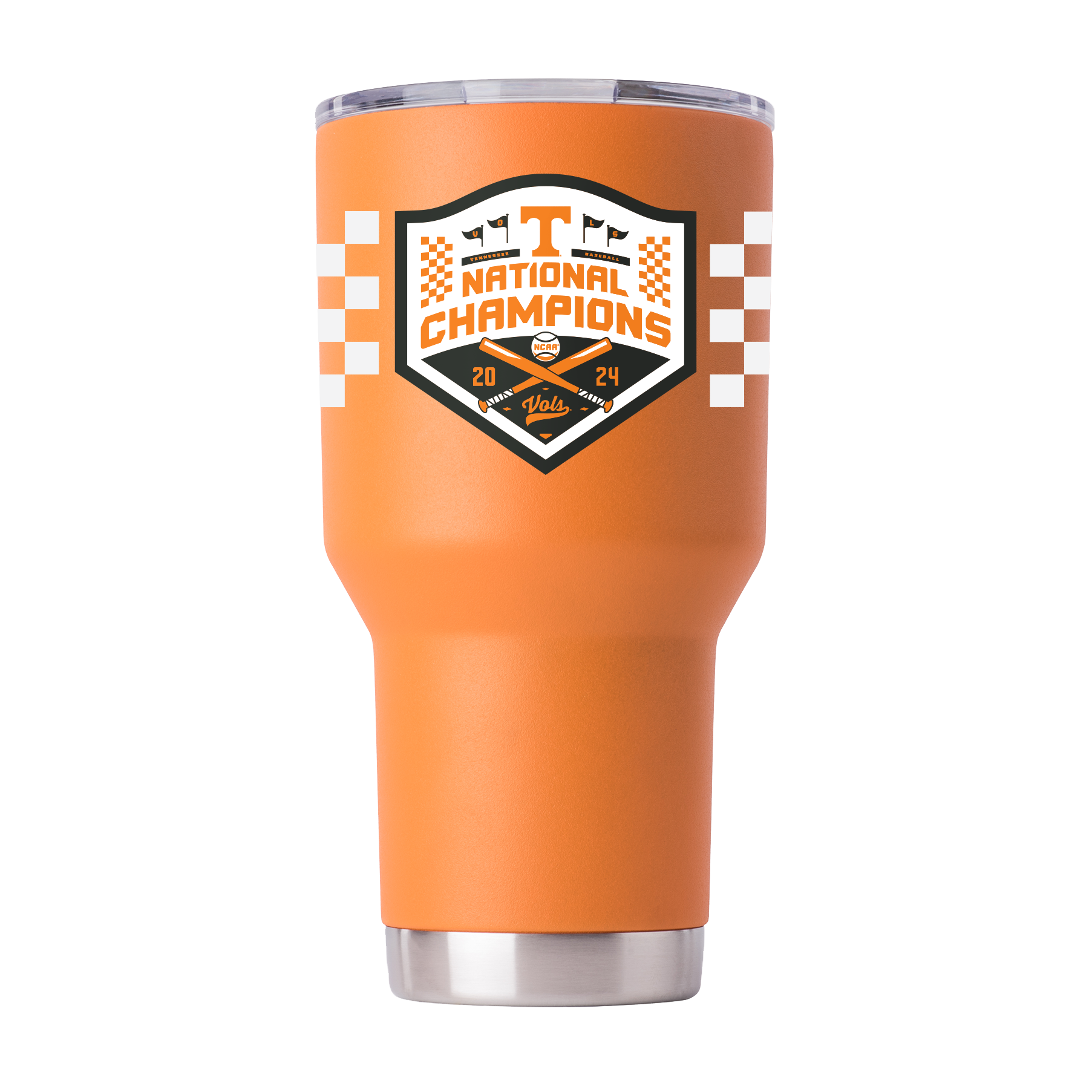 Tennessee 30oz Orange Baseball National Champions 2024 Tumbler