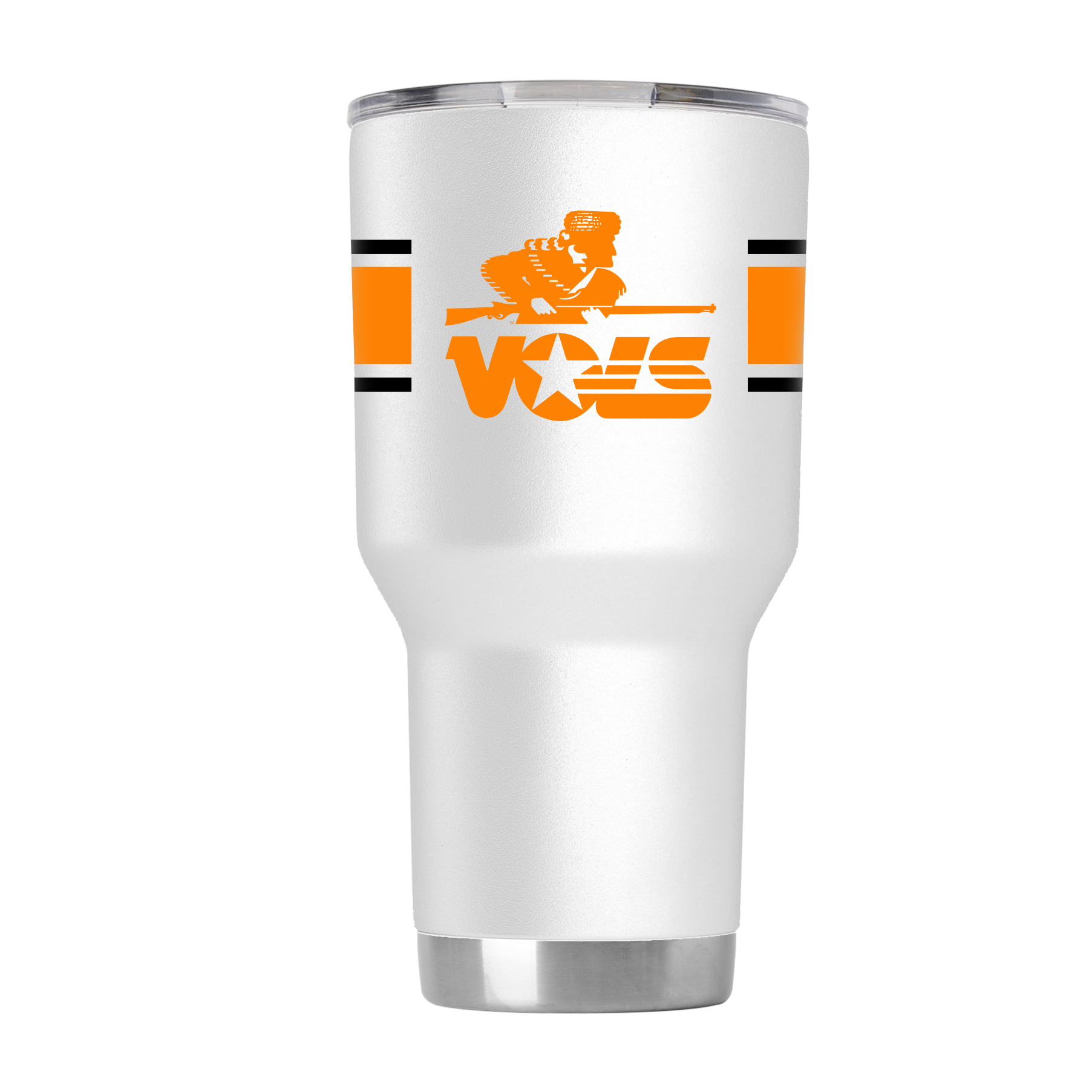 Tennessee 30oz College Vault "Rifleman" White Tumbler