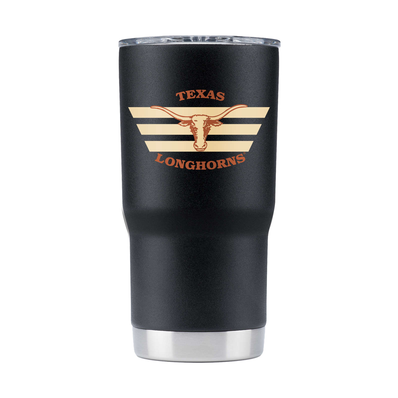 Texas 20oz College Vault "Longhorns" Black Tumbler