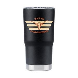 Texas 20oz College Vault "Longhorns" Black Tumbler