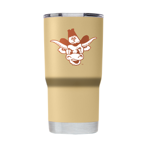 Texas 20oz College Vault "Mascot" Gold Tumbler