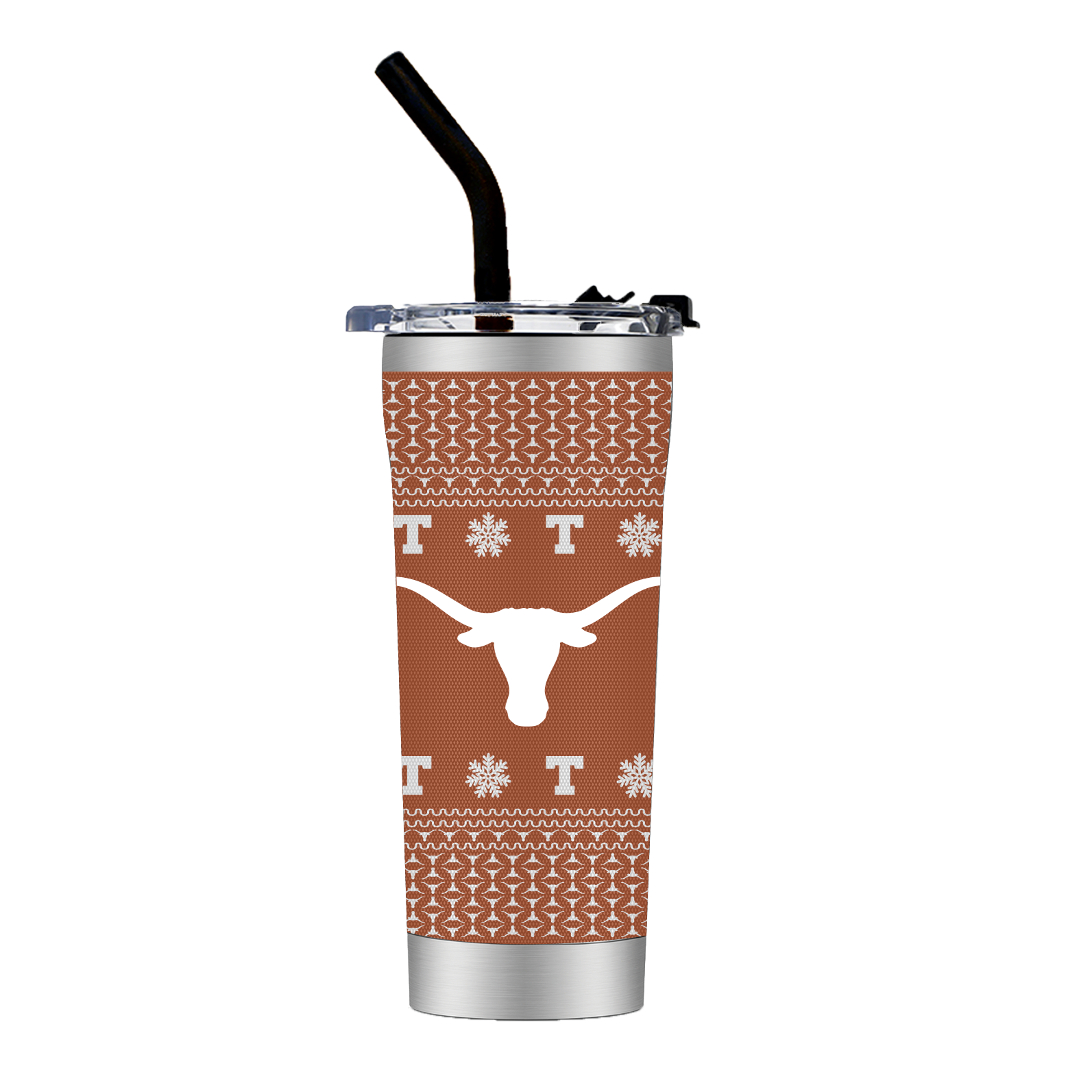 Texas Straw Tumbler - Christmas Collection