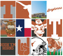 Texas 22oz College Vault Bottle by gametimesidekicks featuring a white design and the Texas Longhorns logo on a durable plastic bottle.