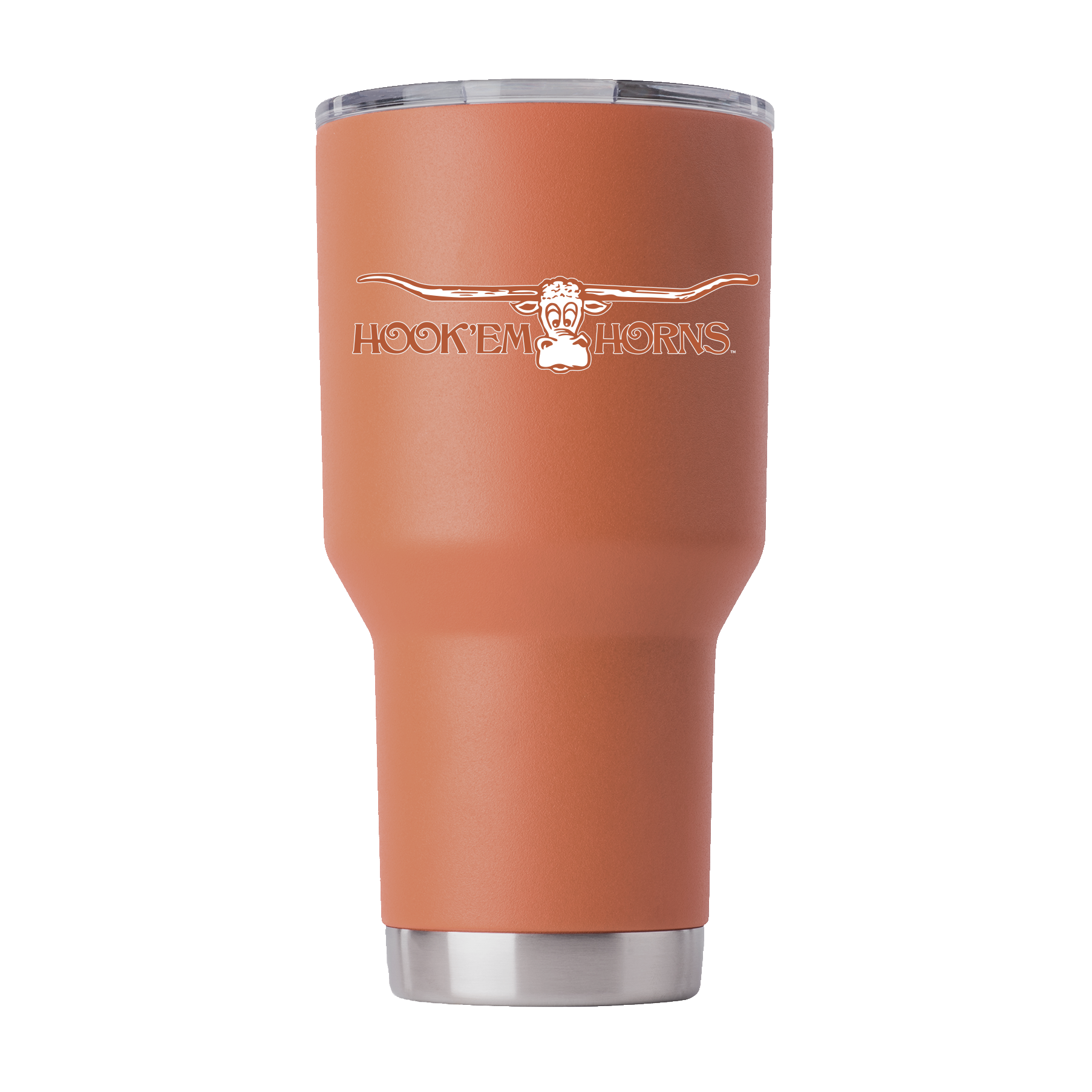 Texas 30oz College Vault "Hook 'Em Horns" Tumbler