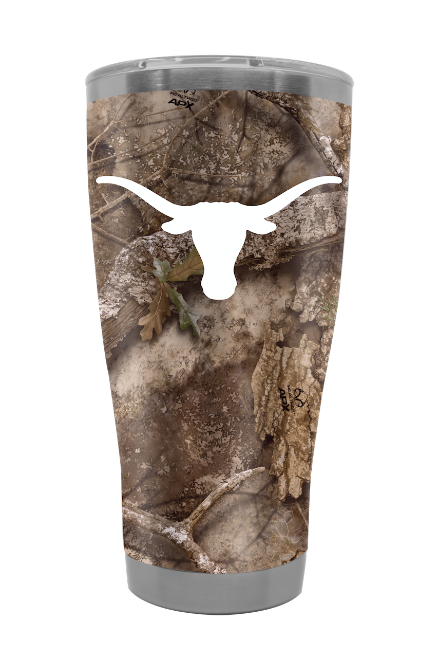 Texas 30oz Realtree Camo Tumbler