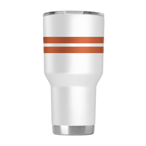 Texas 30oz College Vault White Tumbler