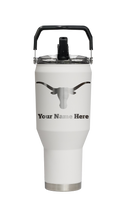 Texas 40oz Personalized Laser Etched Carry Tumbler