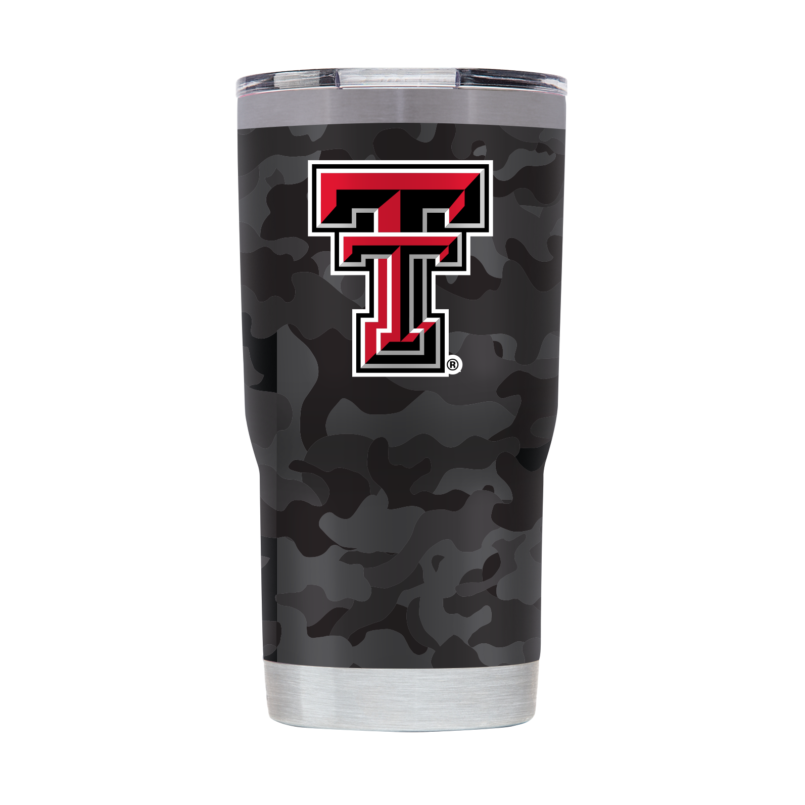 Texas Tech 20oz Red Raiders Black Tumbler - "Right On The Mark"